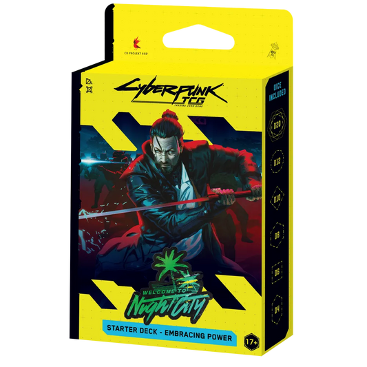 Cyberpunk TCG - Welcome To Night City - Starter Deck Embracing Power [EN] | Preorder