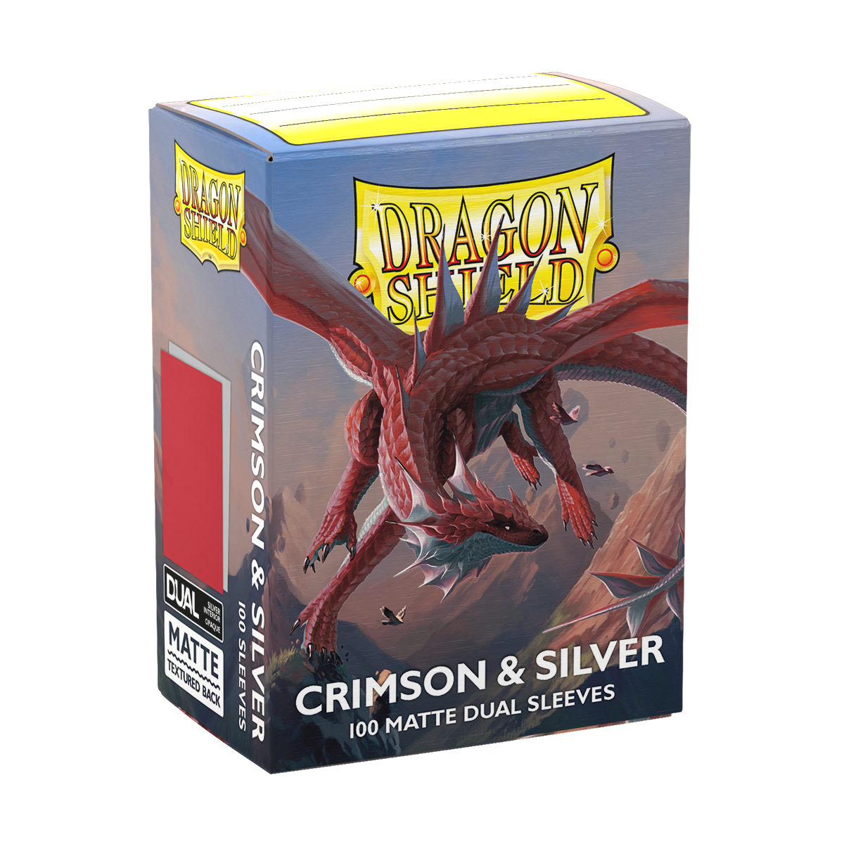 Dragon Shield - Dual Matte - Crimson Silver