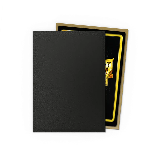 Dragon Shield - Dual Matte Sleeves Black & Gold