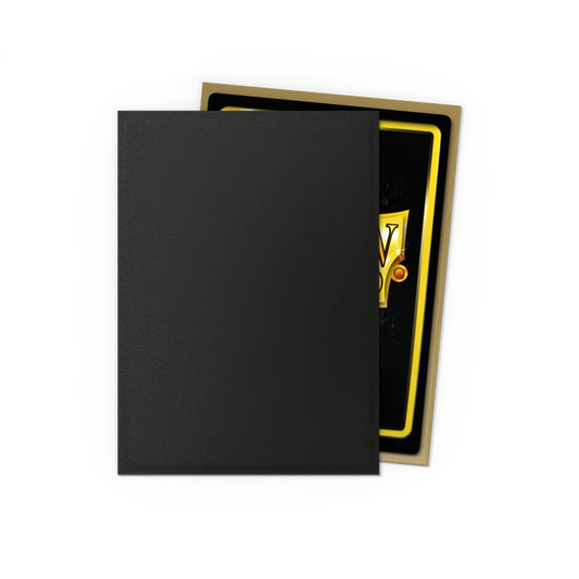 Dragon Shield - Dual Matte Sleeves Black & Gold