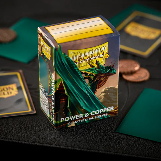 Dragon Shield - Dual Matte Sleeves Power & Copper