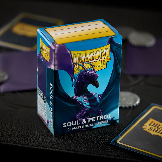 Dragon Shield - Dual Matte Sleeves Soul & Petrol