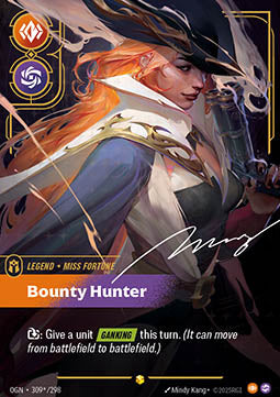 Riftbound OGN309 signed Miss Fortune [EN] (differenzbesteuert nach §25a UstG)