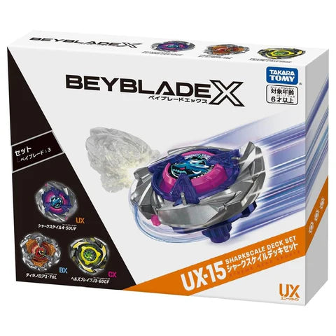Beyblade X - UX-15 Shark Scale Deck Set