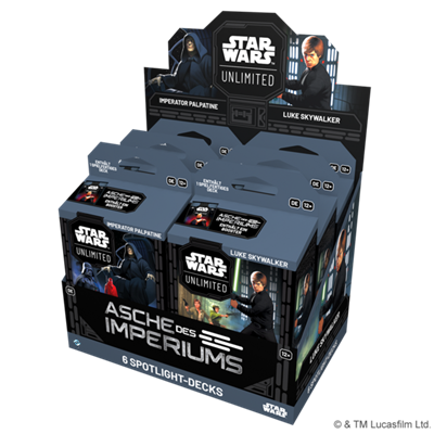Star Wars Unlimited - Set 8 Asche des Imperiums - Spotlight Deck Luke Skywalker [DE] (Vorbestellung)