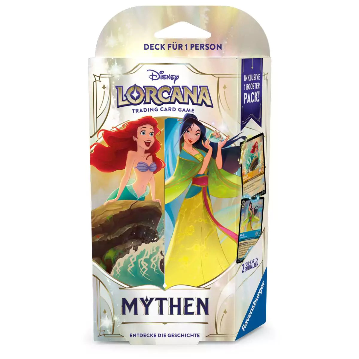 Lorcana - Set 9 Mythen - Starter Deck - Ariel/Mulan [DE]